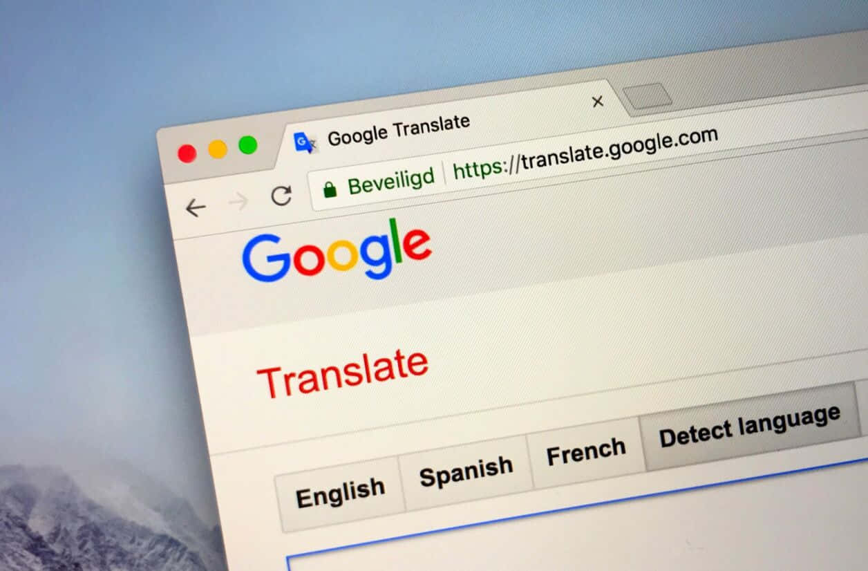 Traduction On Macbook Safari Background
