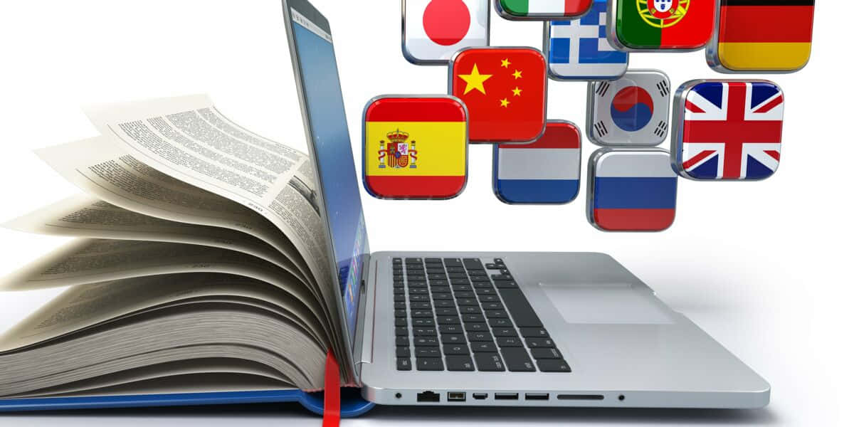 Traduction With Books Background