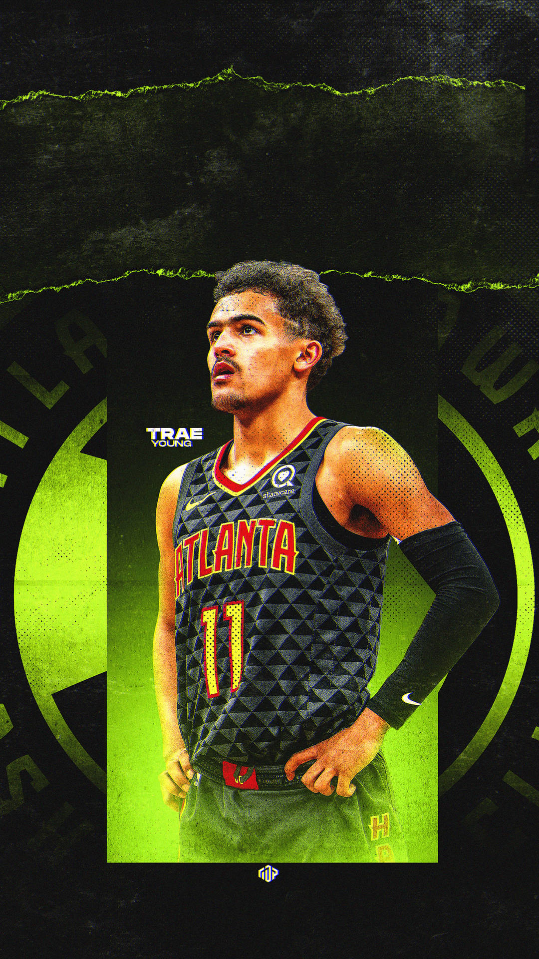 Trae Young Atlanta In Green Lantern