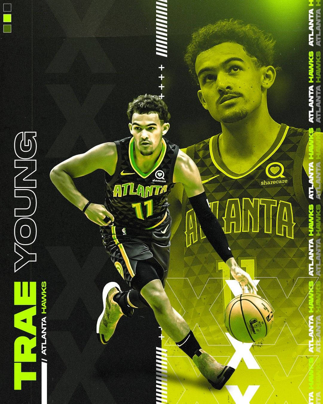 Trae Young Green And Black