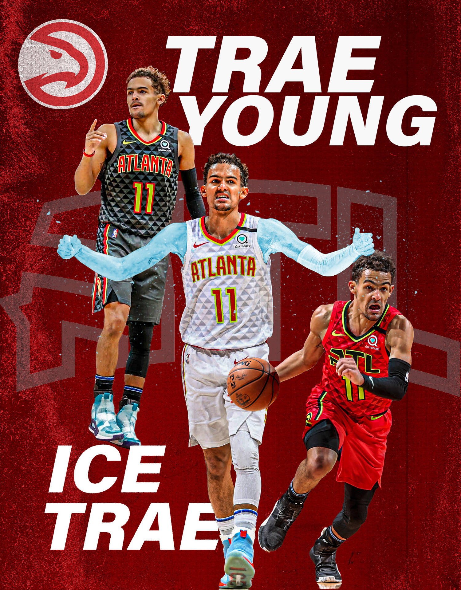 Trae Young The Atlanta Hawks Background