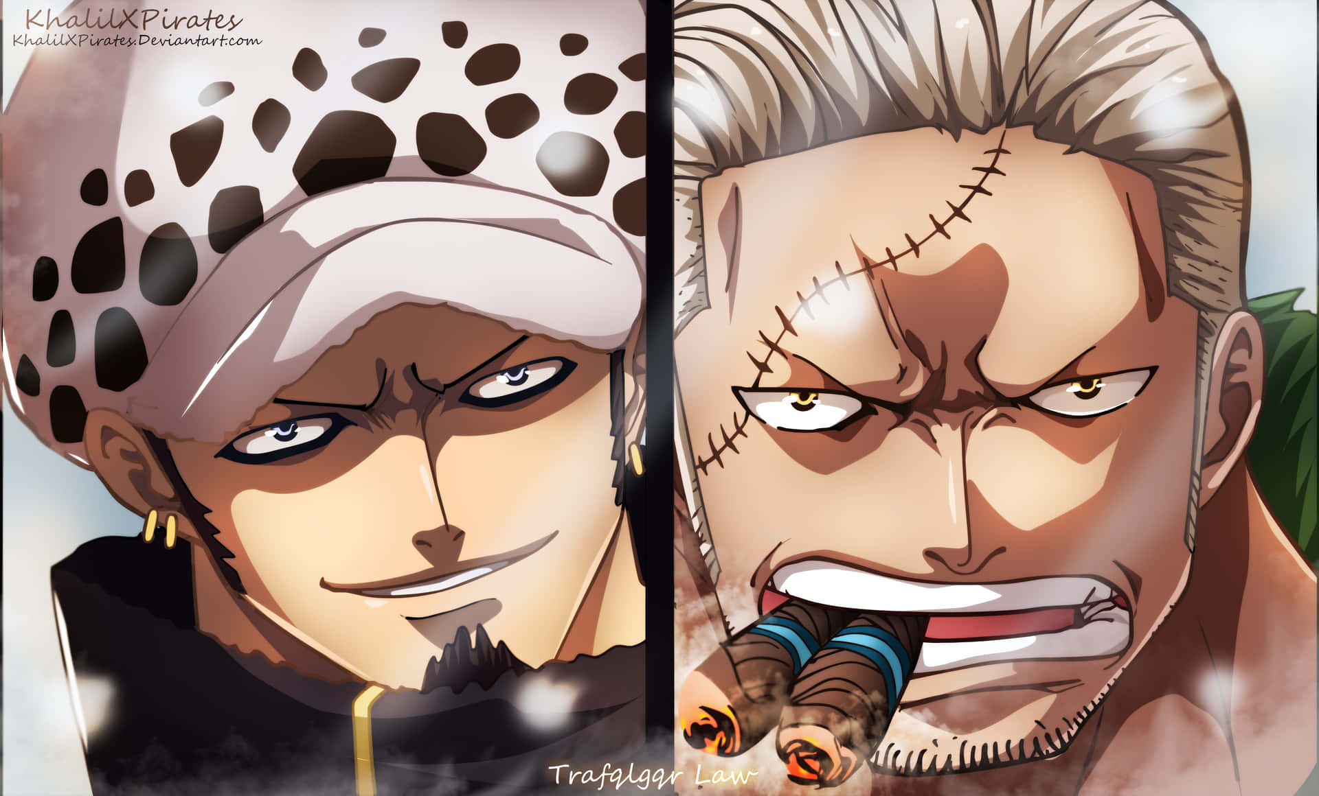 Trafalgar Law - One Piece - Pirate Background