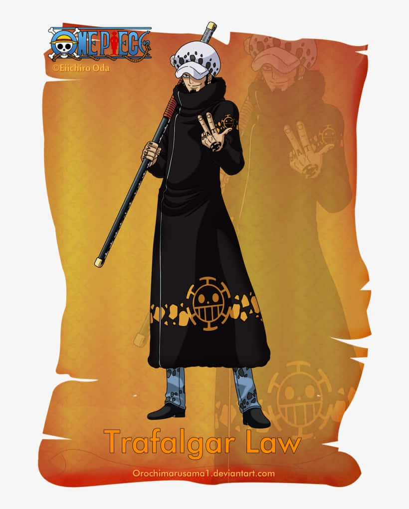 Trafalgar Law - Pirate Of The Heart Background