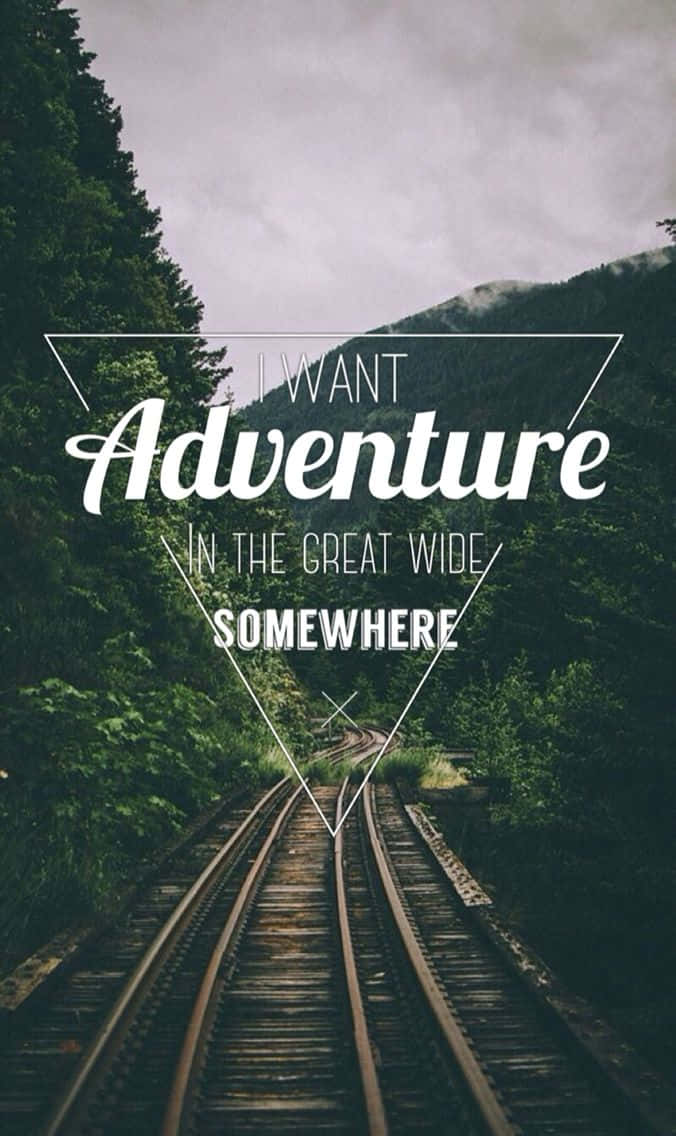 Train Tracks Adventure Background