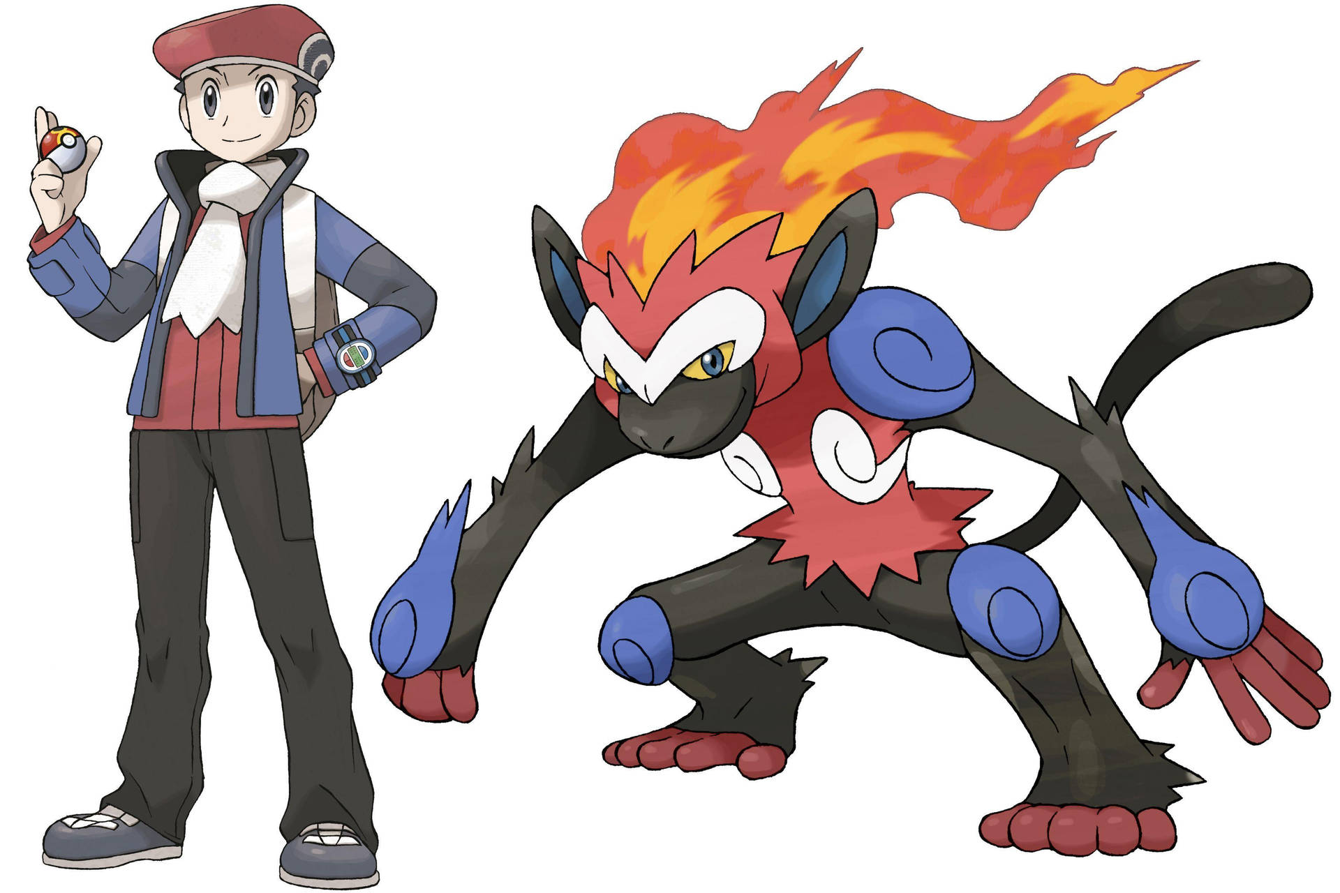 Trainer Lucas Infernape