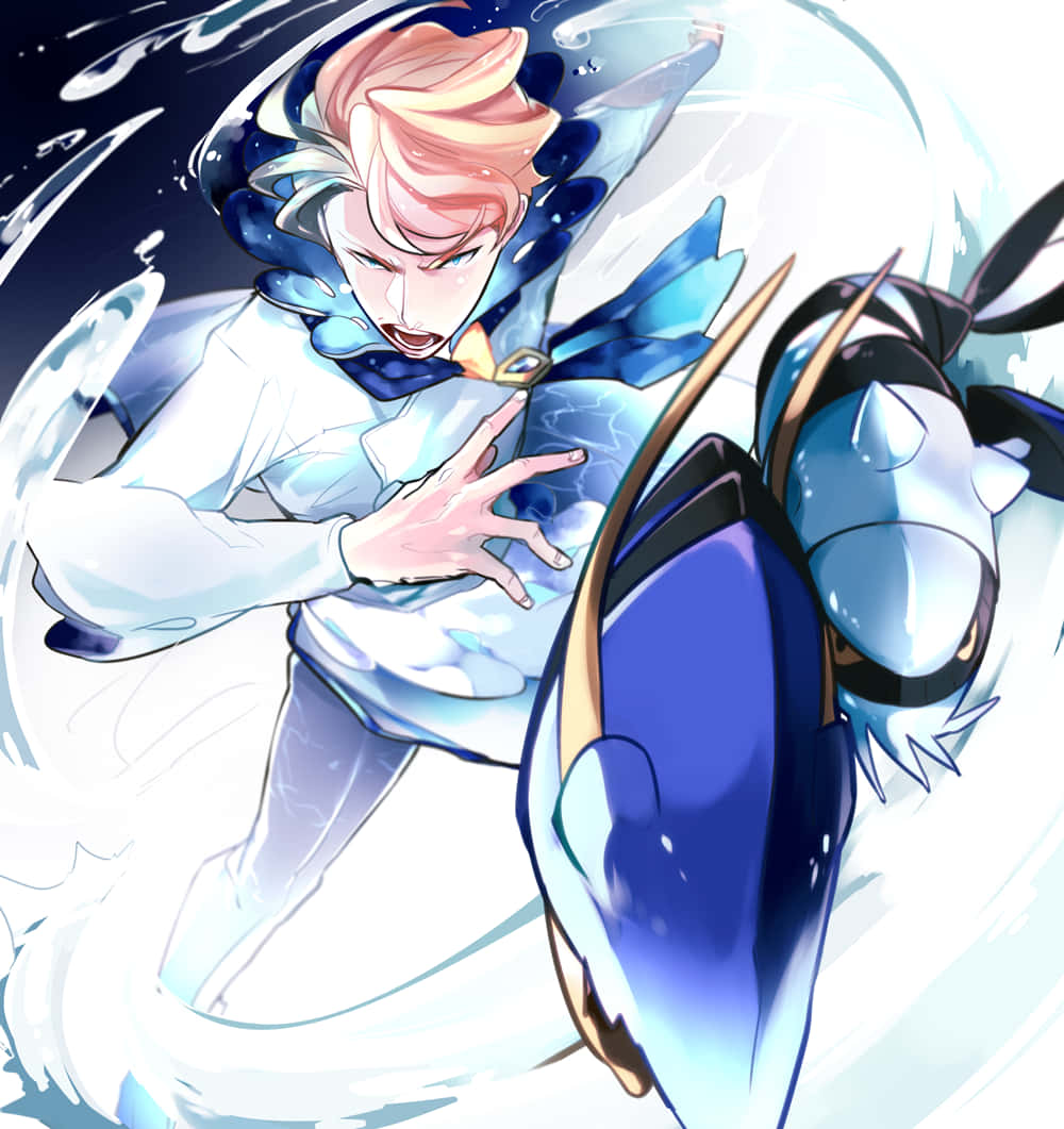 Trainer Sending Out Clawitzer