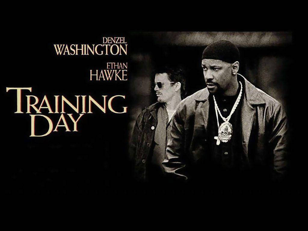 Training Day American Actors Ethan Hawke Denzel Washington Background