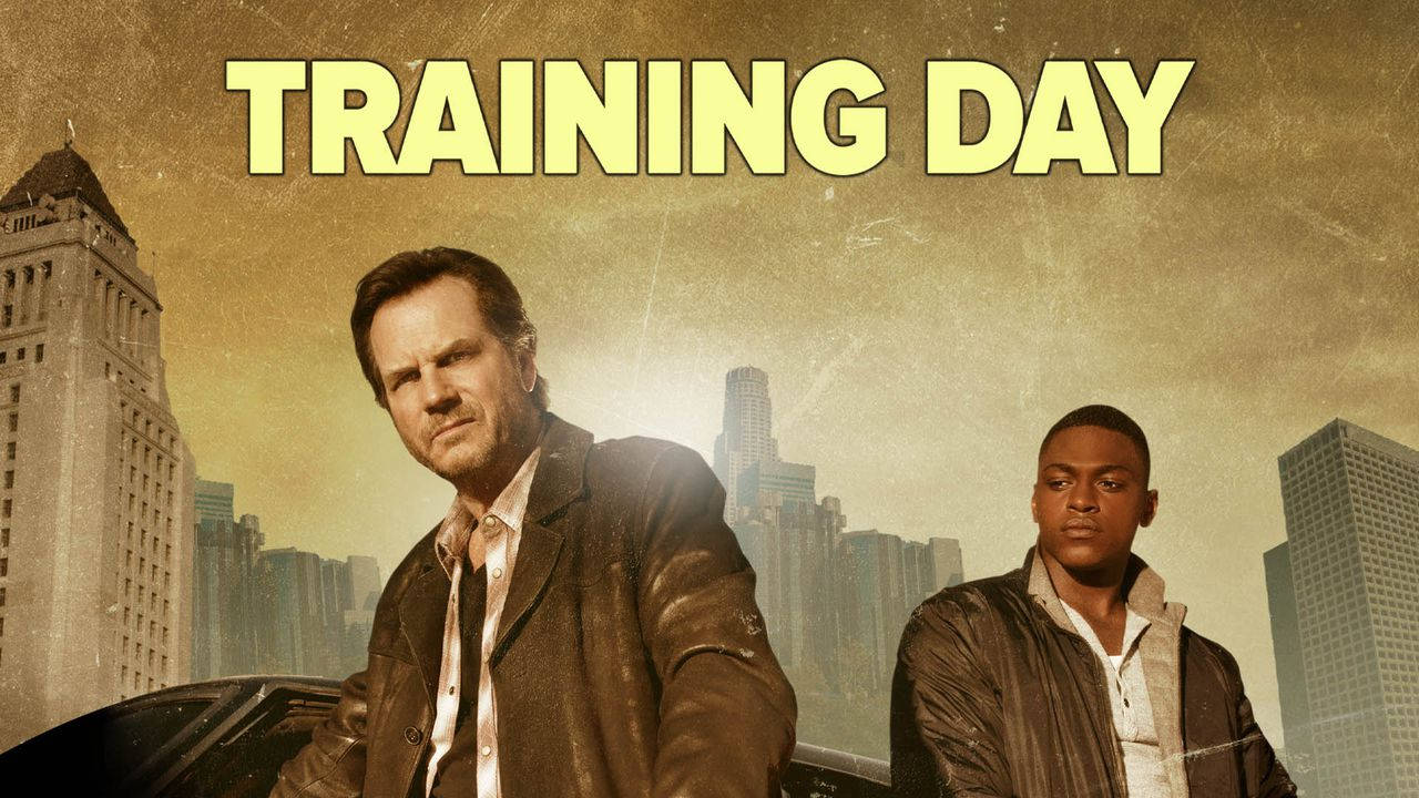 Training Day Celebrities Ethan Hawke And Denzel Washington Background