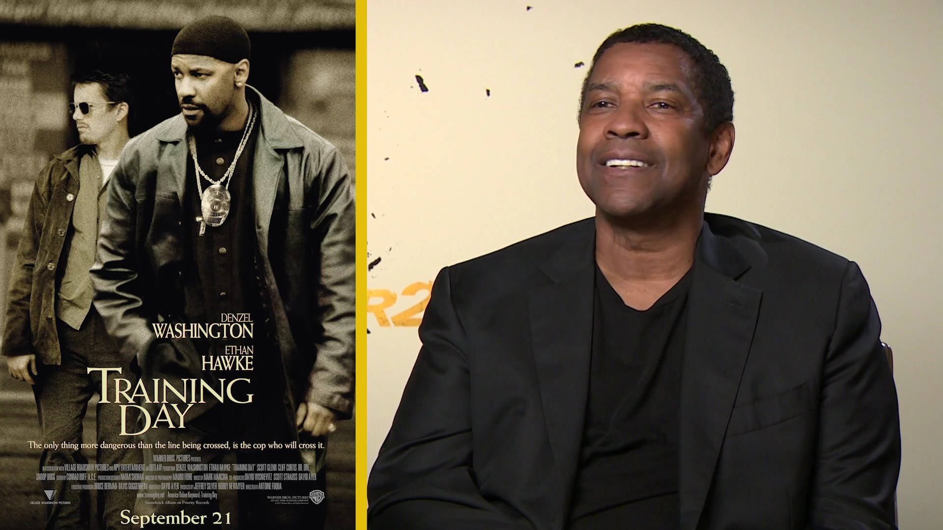 Training Day Movie Actor Denzel Washington Background