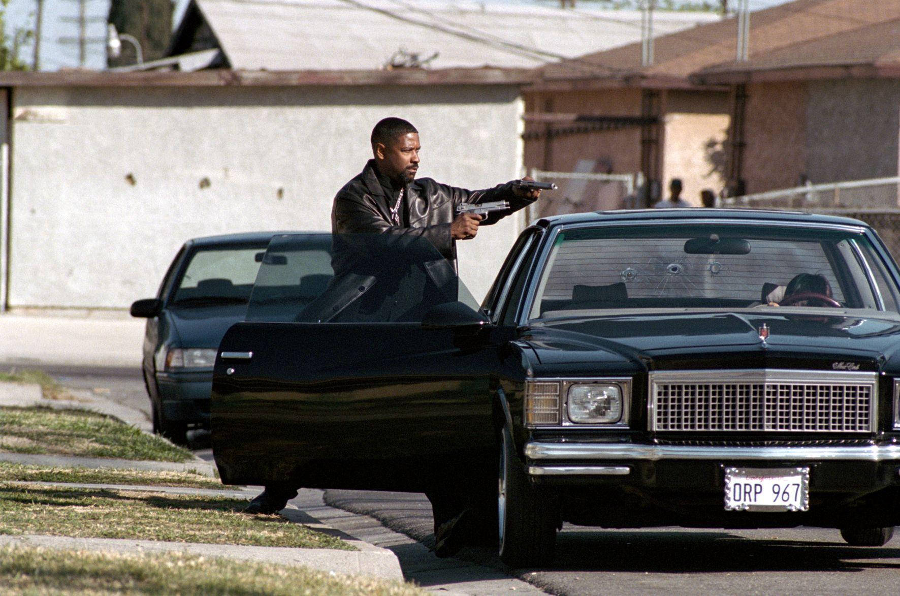 Training Day Movie Star Denzel Washington Background