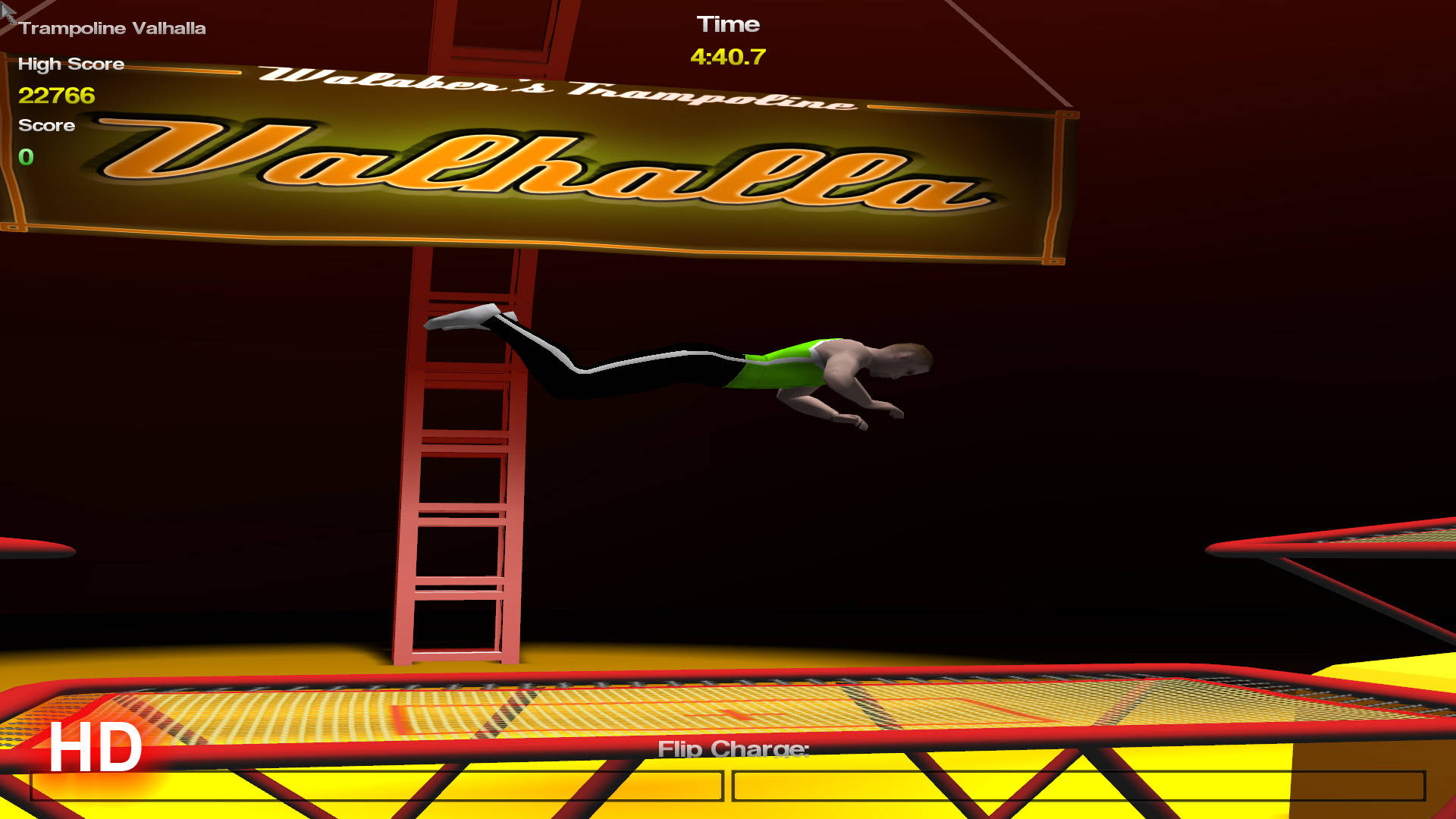 Trampoline Valhalla Game Background