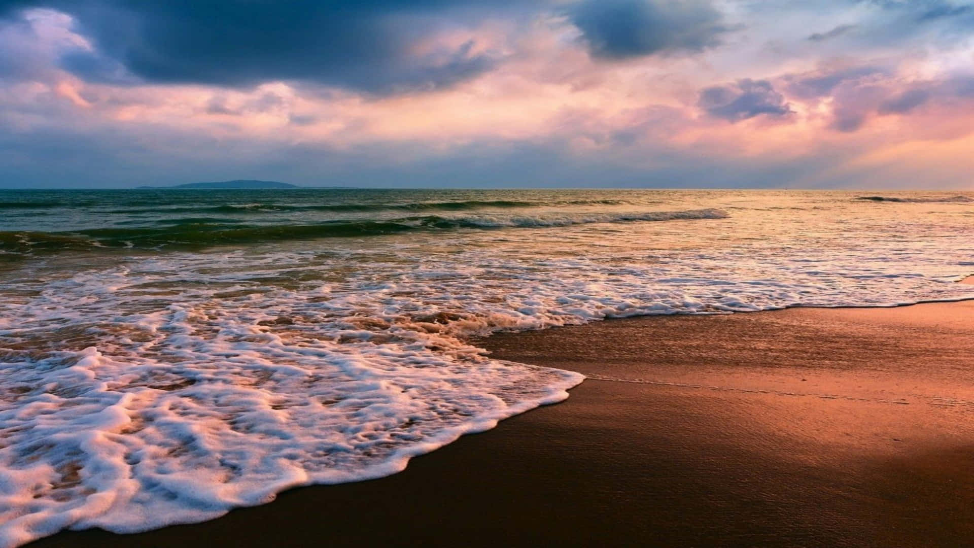 Tranquil Ocean View On Ipad In 4k Resolution Background