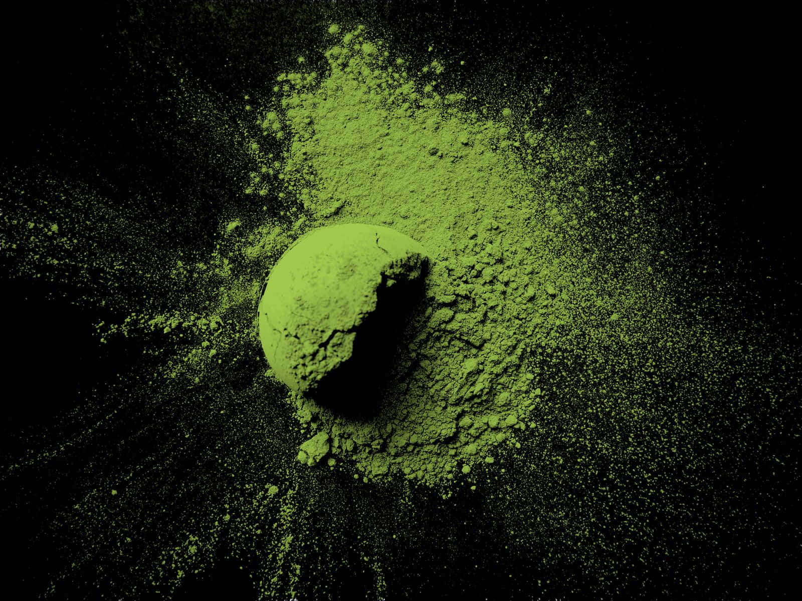 Tranquil Zen Moment With Matcha Tea Background