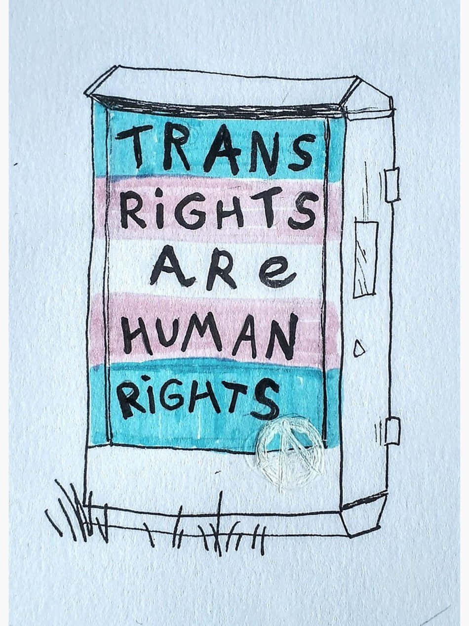 Trans Rights Are Human Rights Drawing