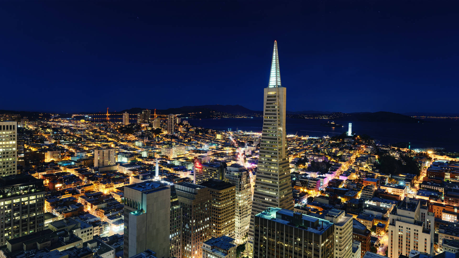 Transamerica Pyramid In San Francisco Photography Background