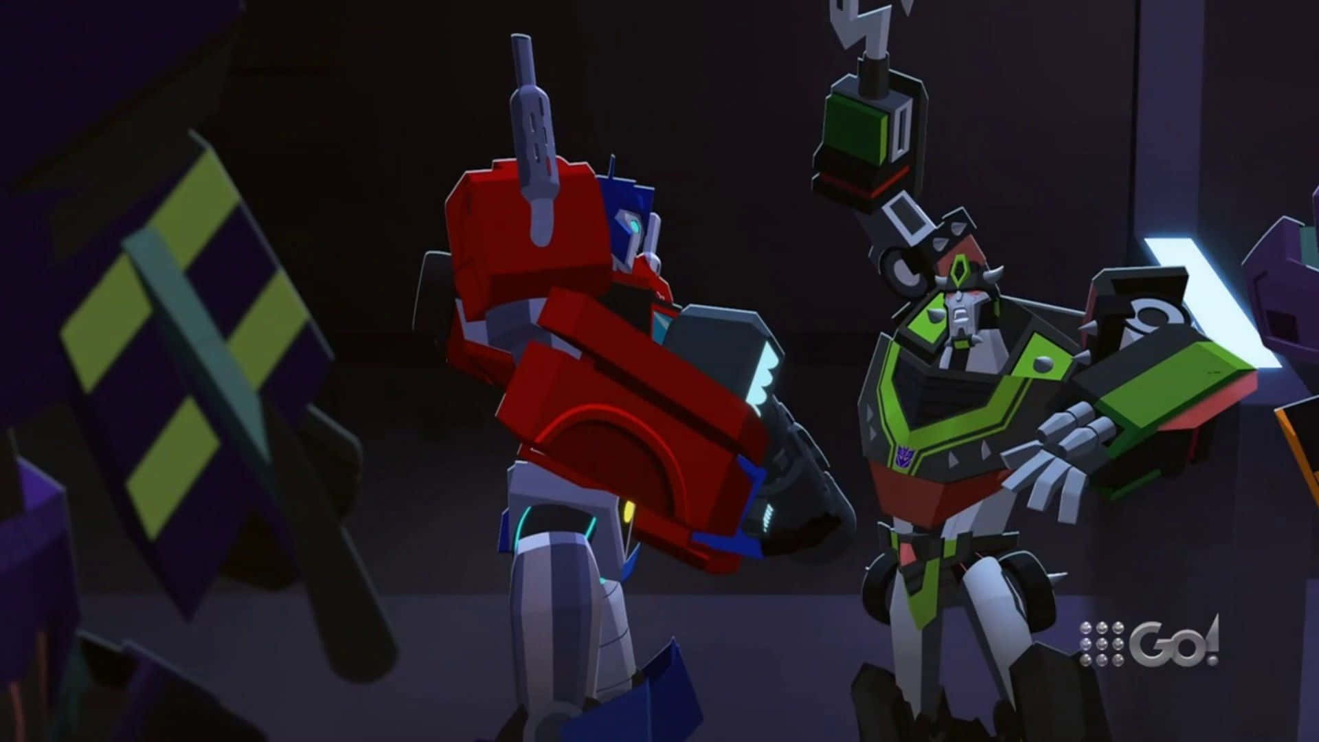 Transformers Cyberverse Arguement Background
