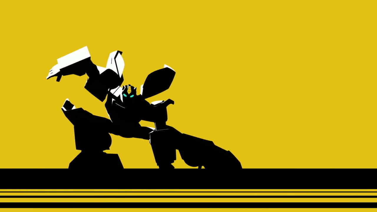 Transformers Cyberverse Stylish Silhouette Background