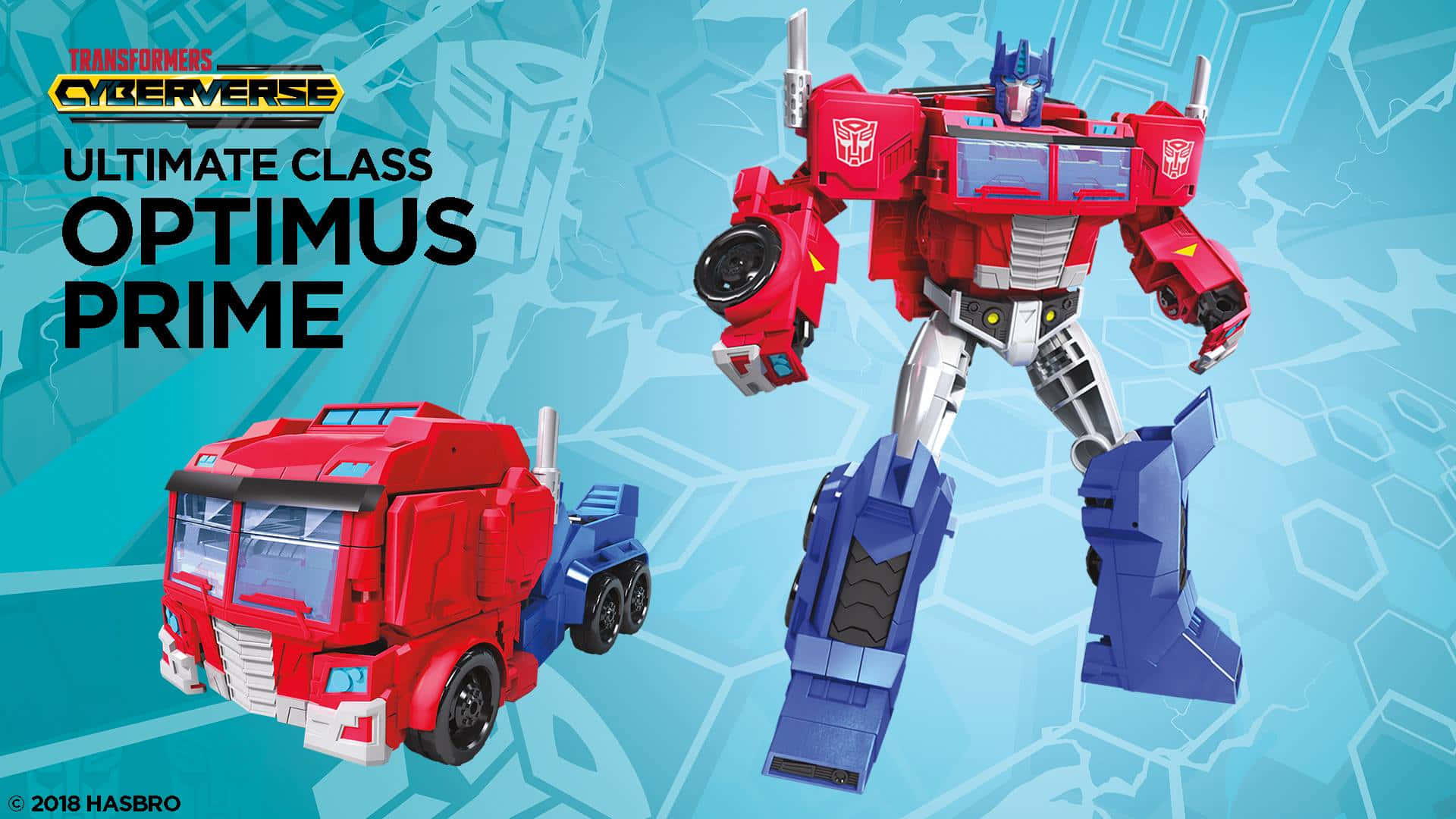 Transformers Cyberverse - The Agile Red Truck Autobot Background