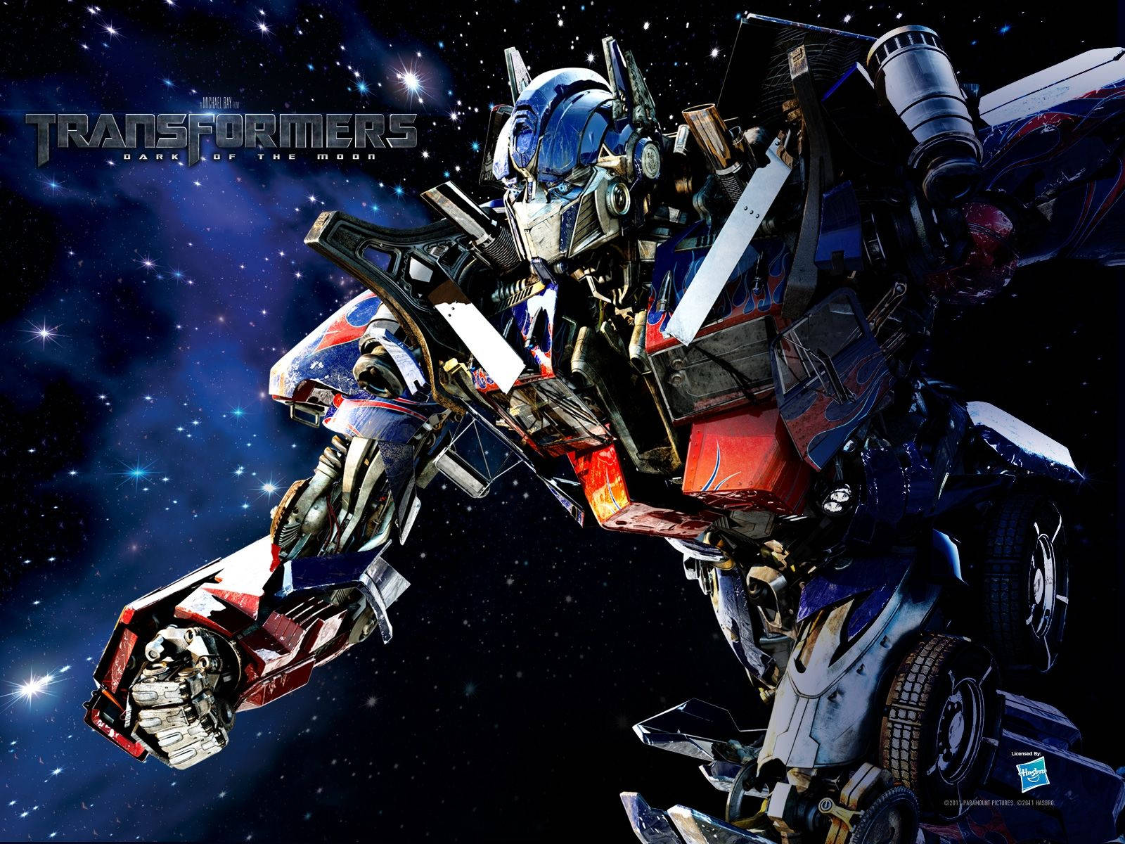 Transformers Optimus Prime Space Background