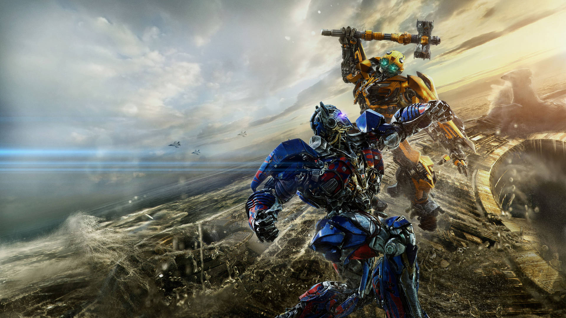 Transformers: The Last Knight Poster Background
