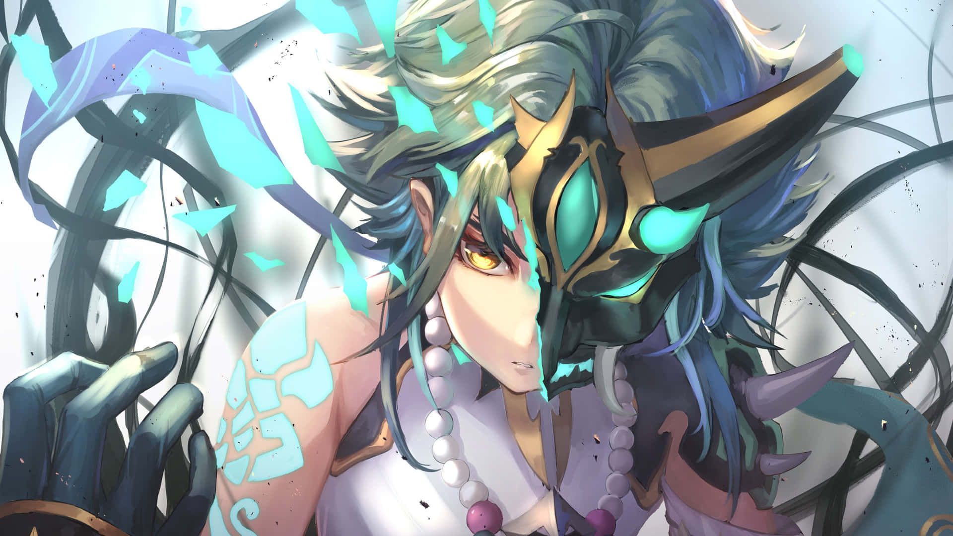 Transforming Stare Xiao Pfp Background