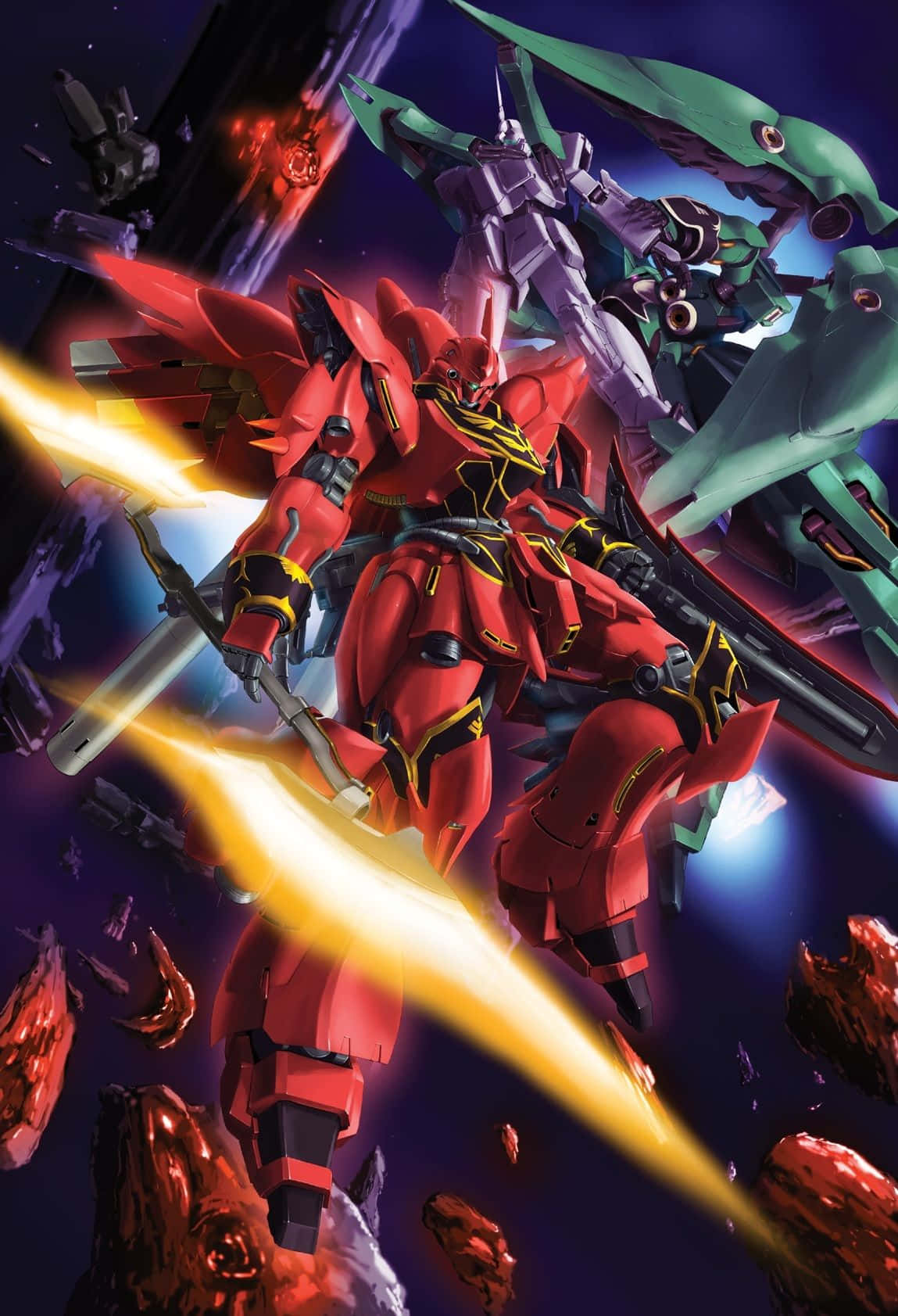 Transforming The Future - Rx-0 Unicorn Gundam Background