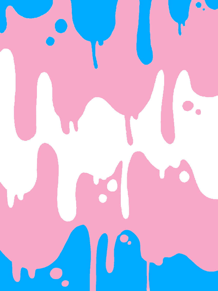 Transgender Paint Splatter Background