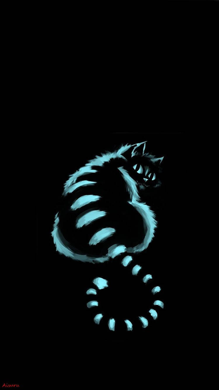 Translucent Cheshire Cat Poster Background