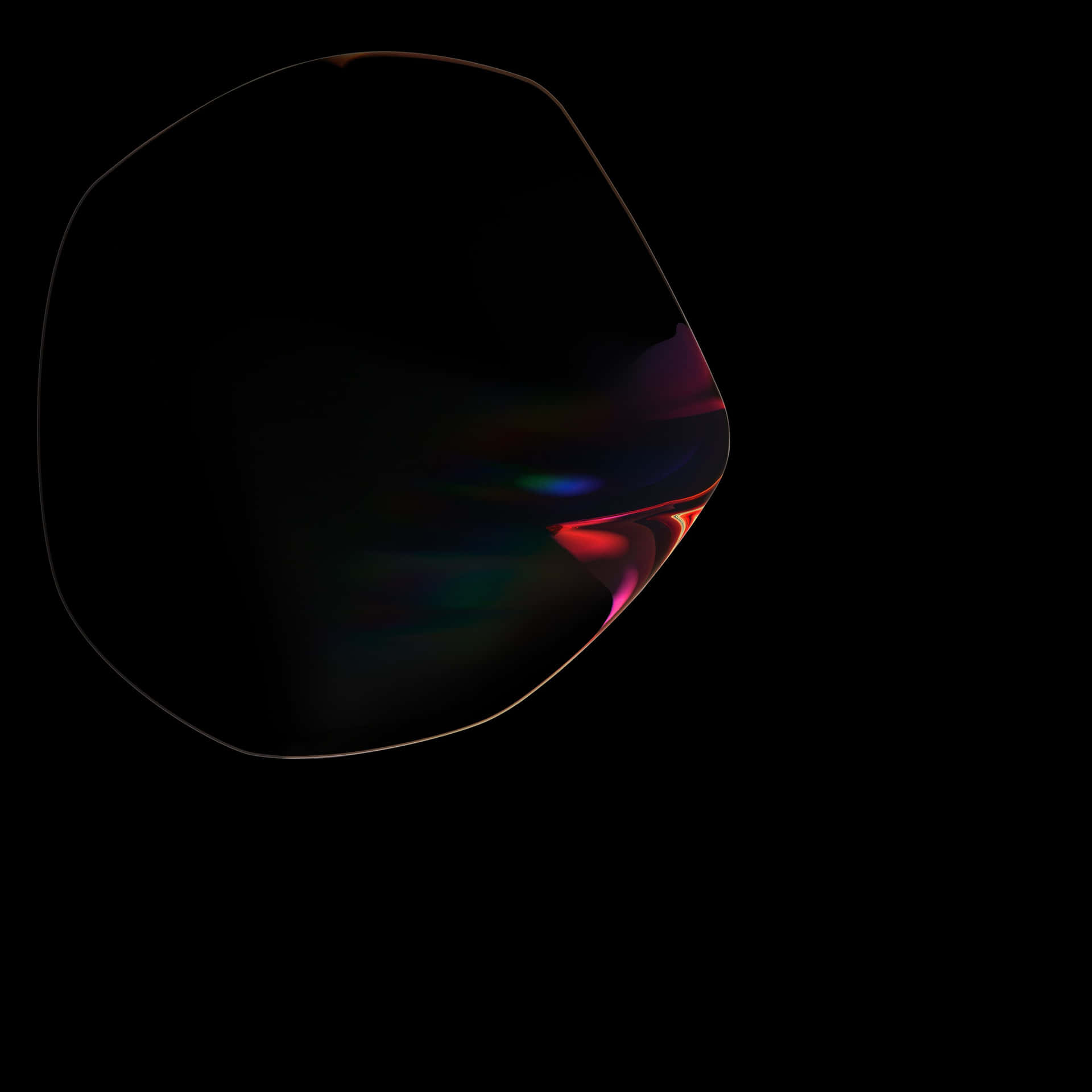 Translucent Circle Galaxy Note 4 Background