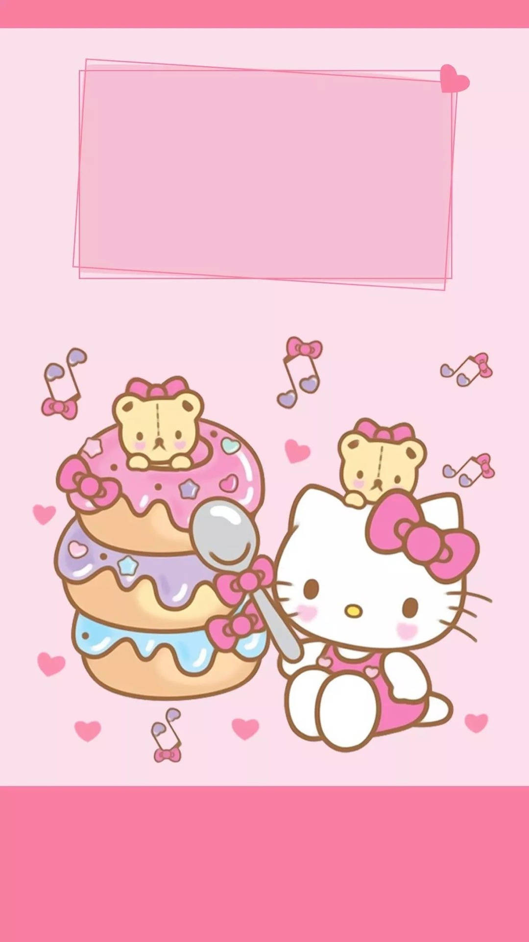 Translucent Hello Kitty Background