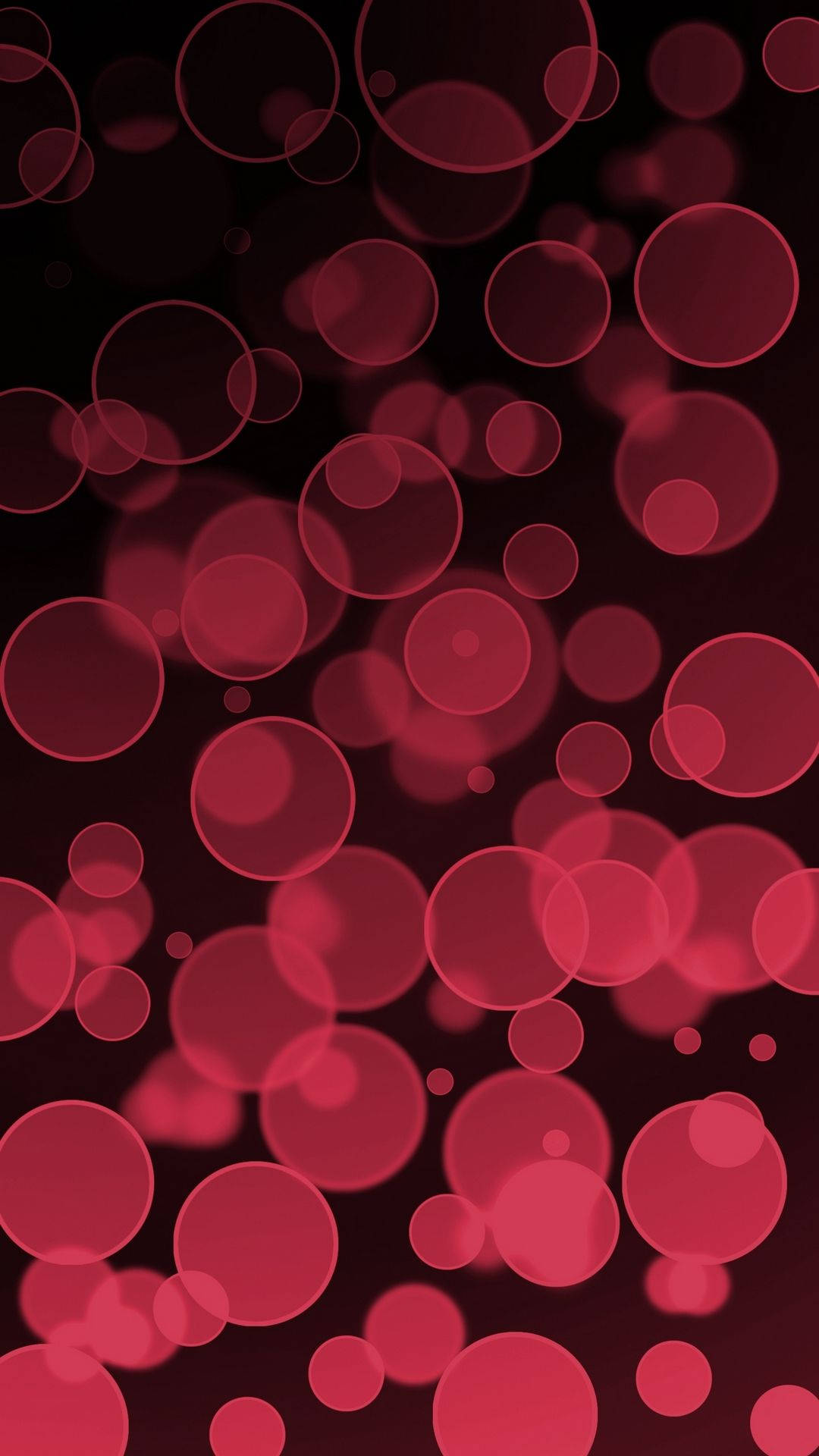 Translucent Red Circles Background