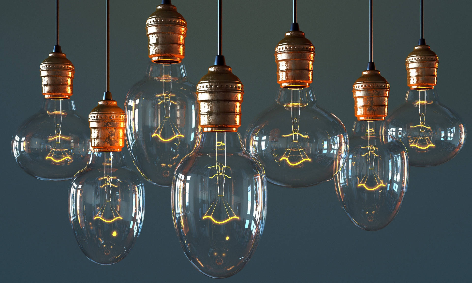 Transparent And Pointed Light Bulbs
