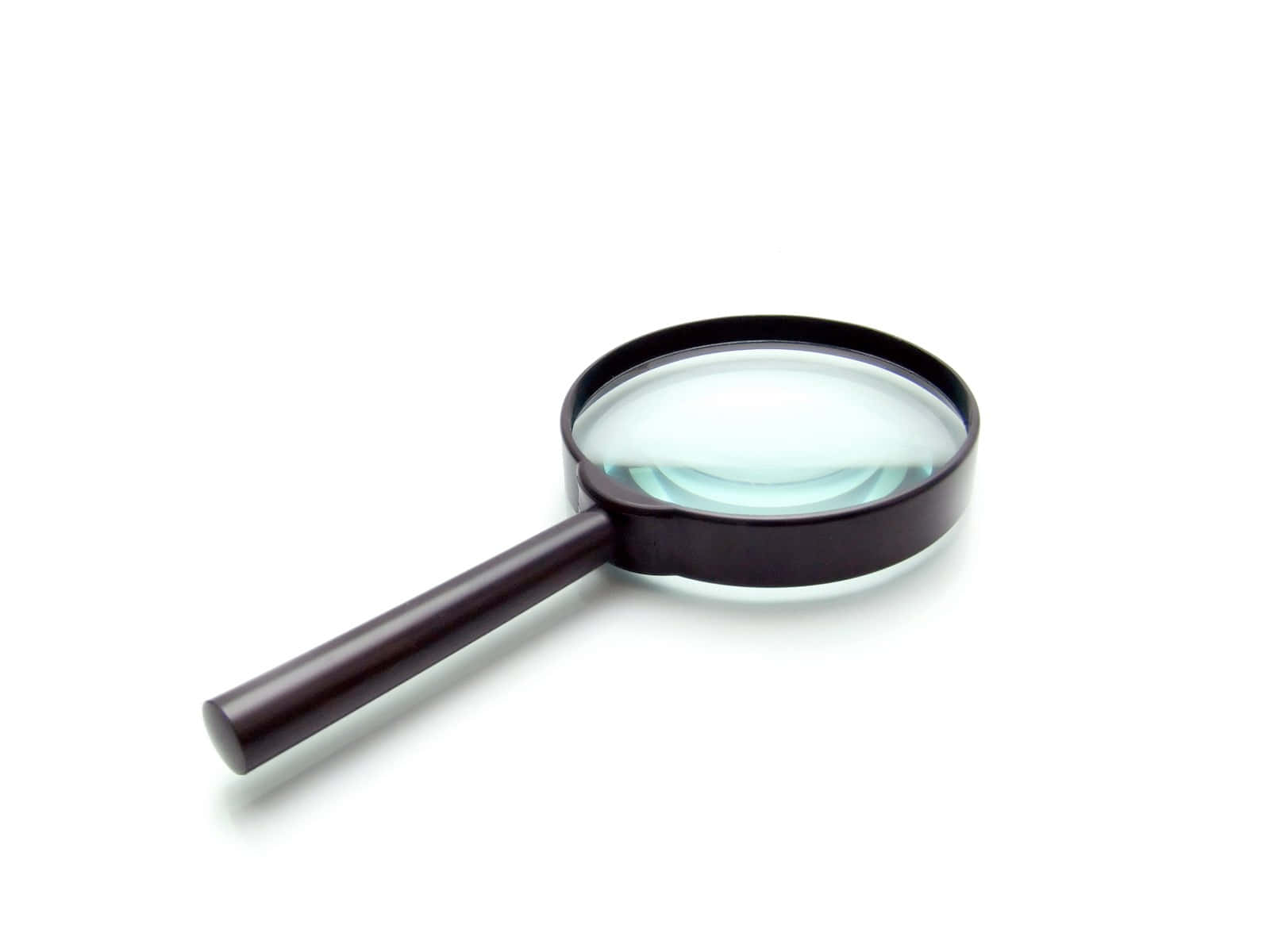 Transparent Black Frame Magnifying Glass