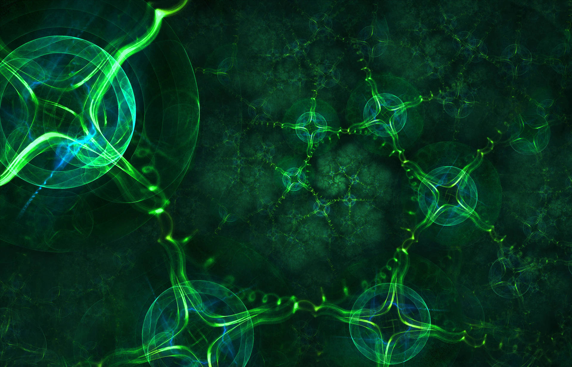 Transparent Green Abstract Background