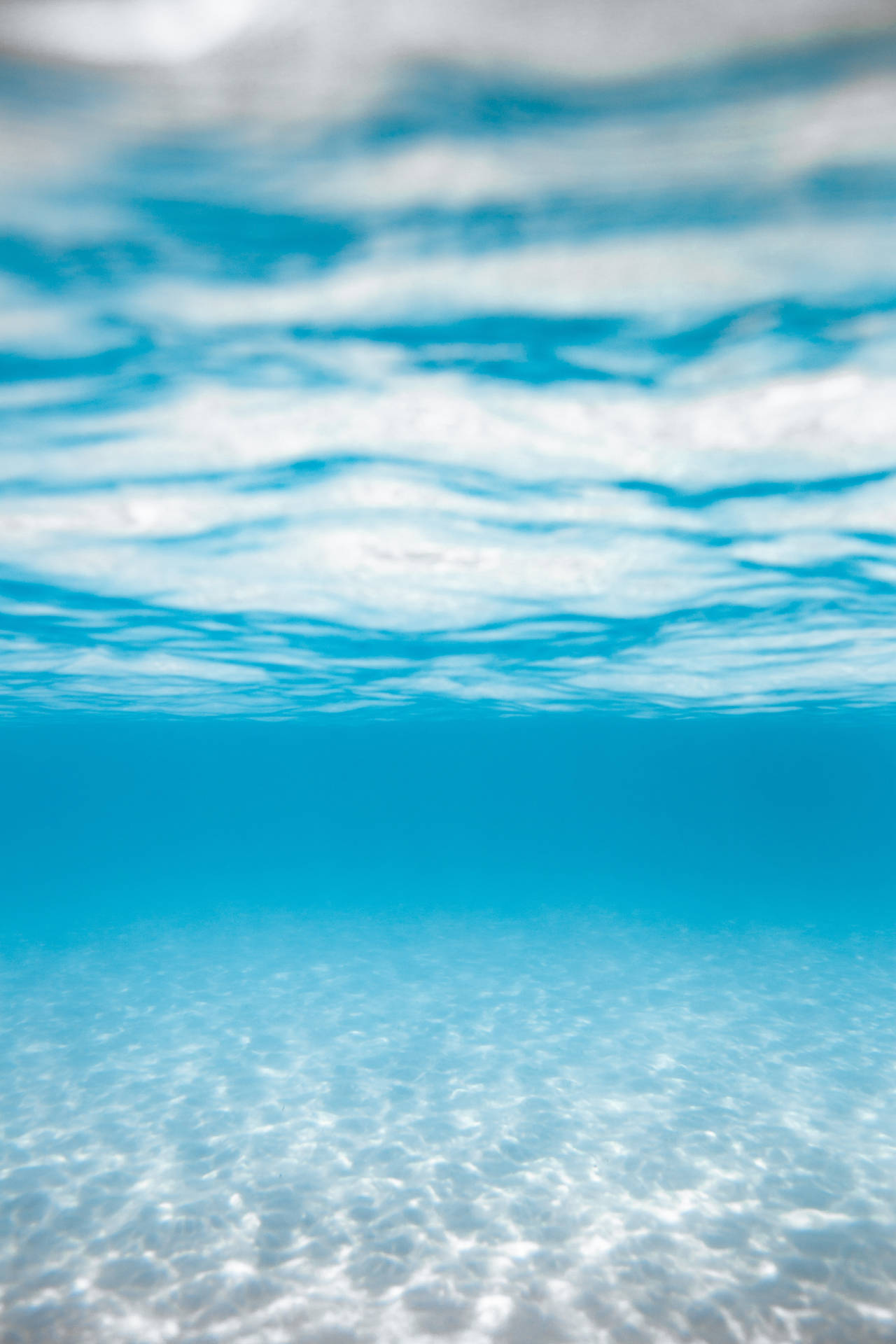 Transparent Ocean Water Background