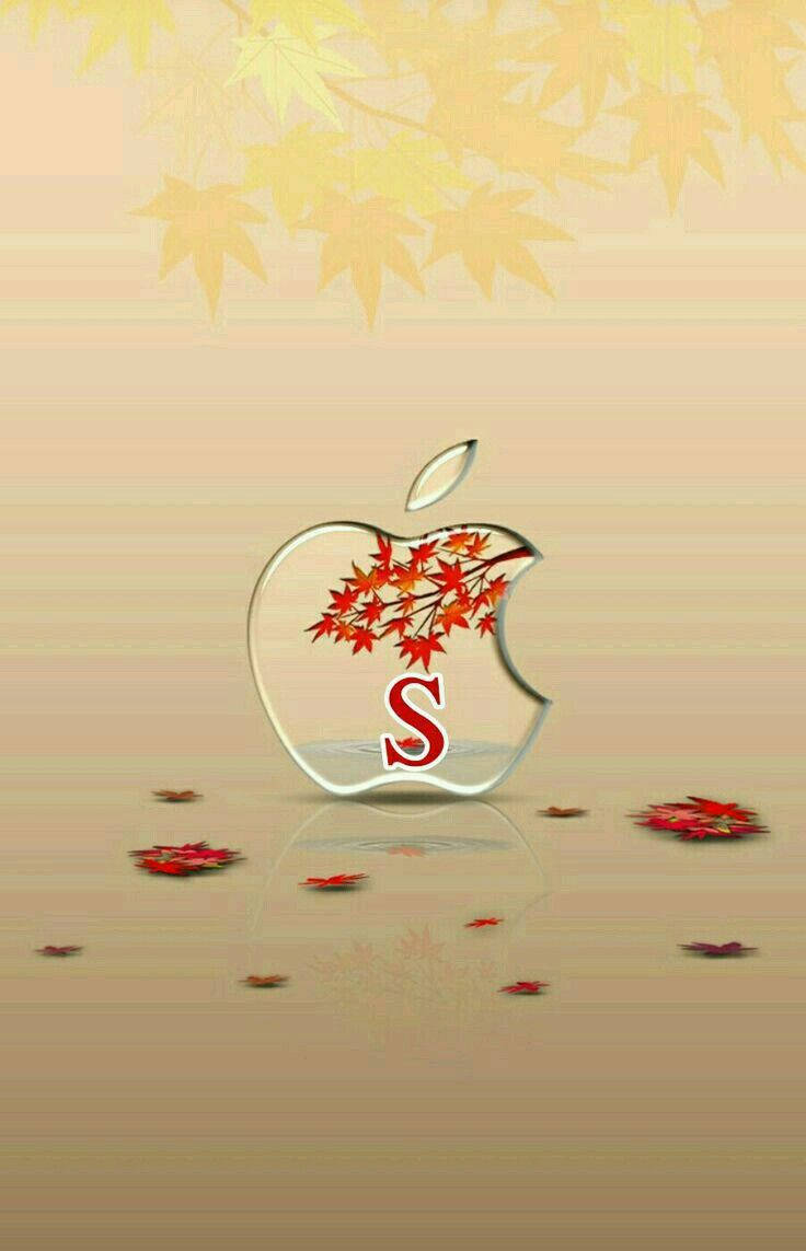 Transparent S Apple Logo Background