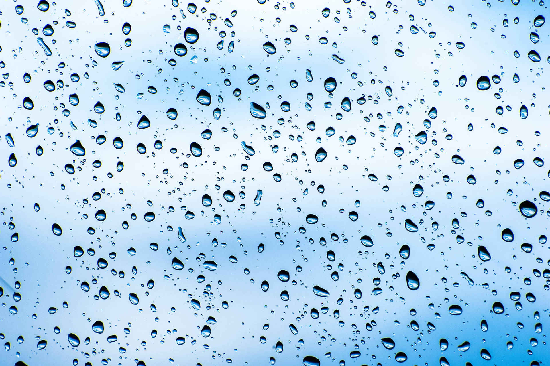 Transparent Water Droplets Background