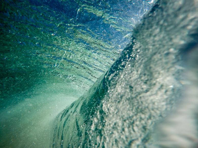 Transparent Water Wave Background