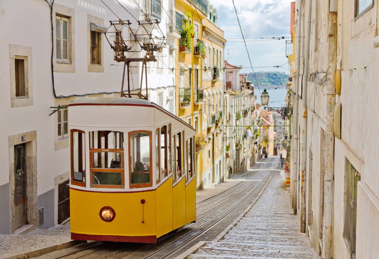 Transportation Lisbon Background