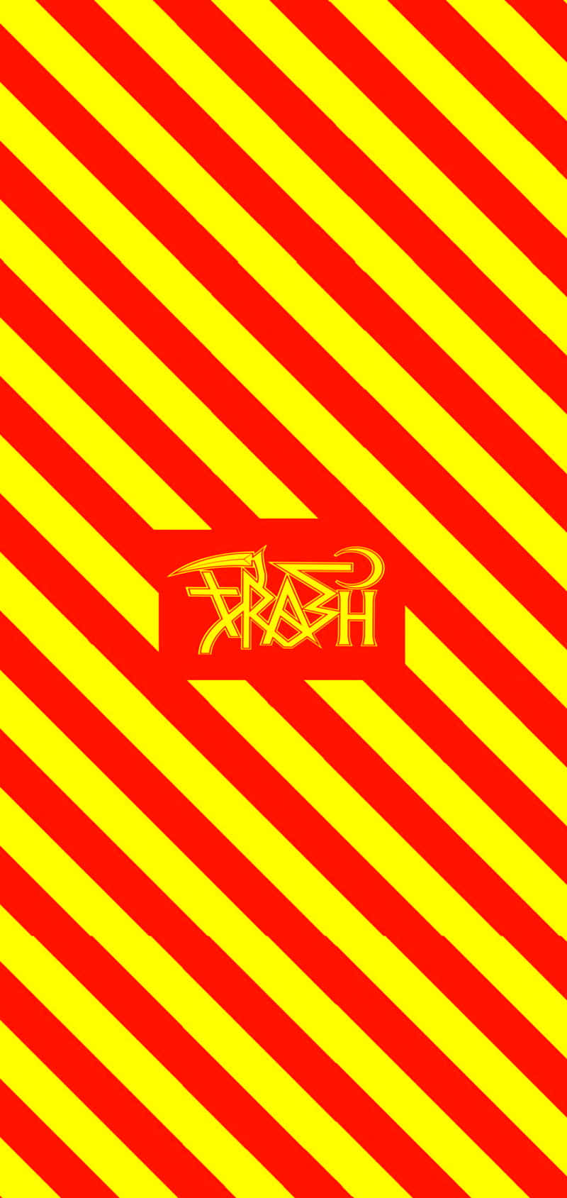 Trash Gang With Red Stripes Background