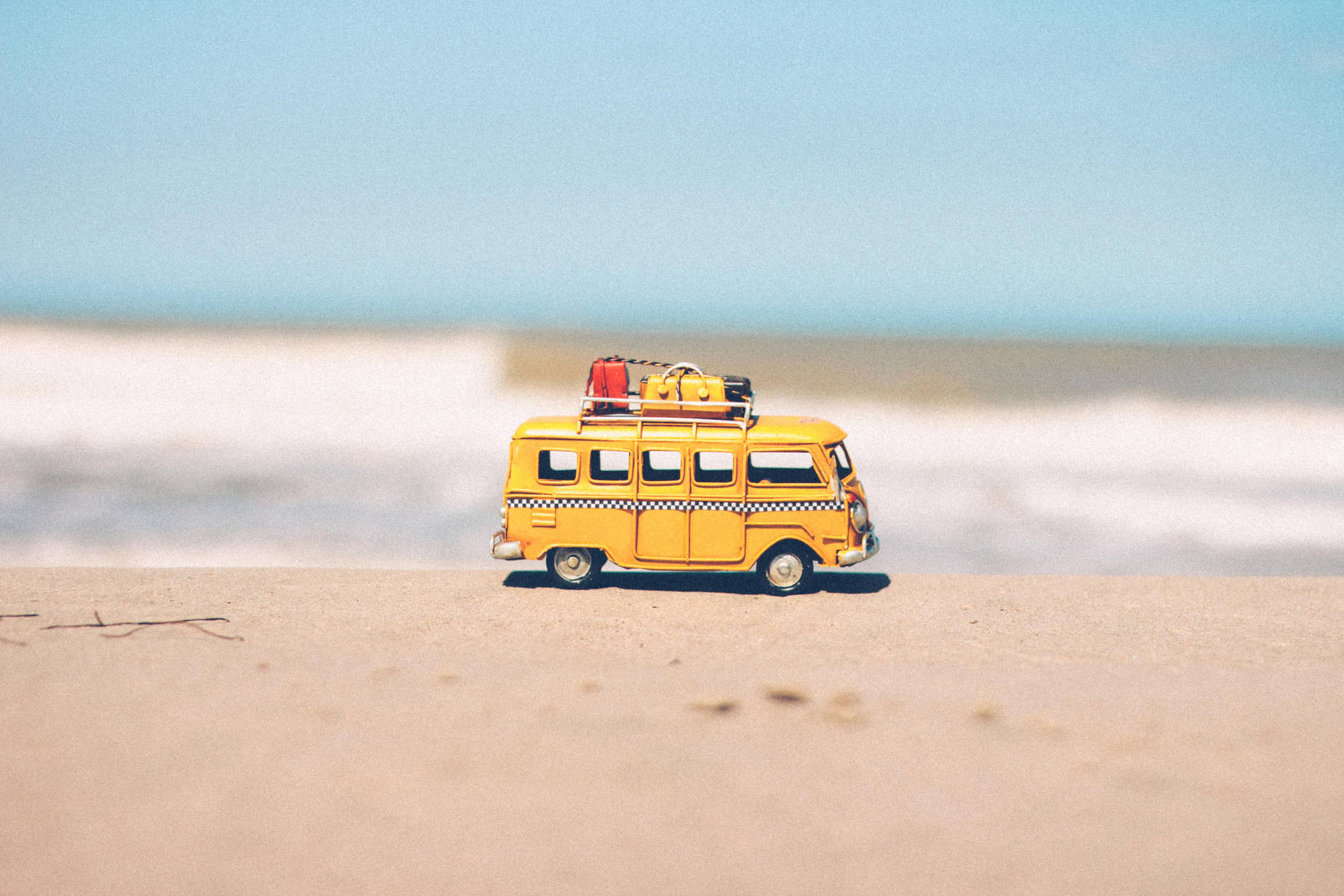 Travel 4k Bus Miniature Background