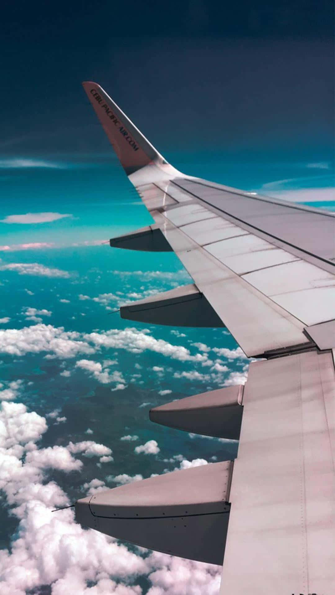 Travel Aesthetic Phone Plane Wing Background