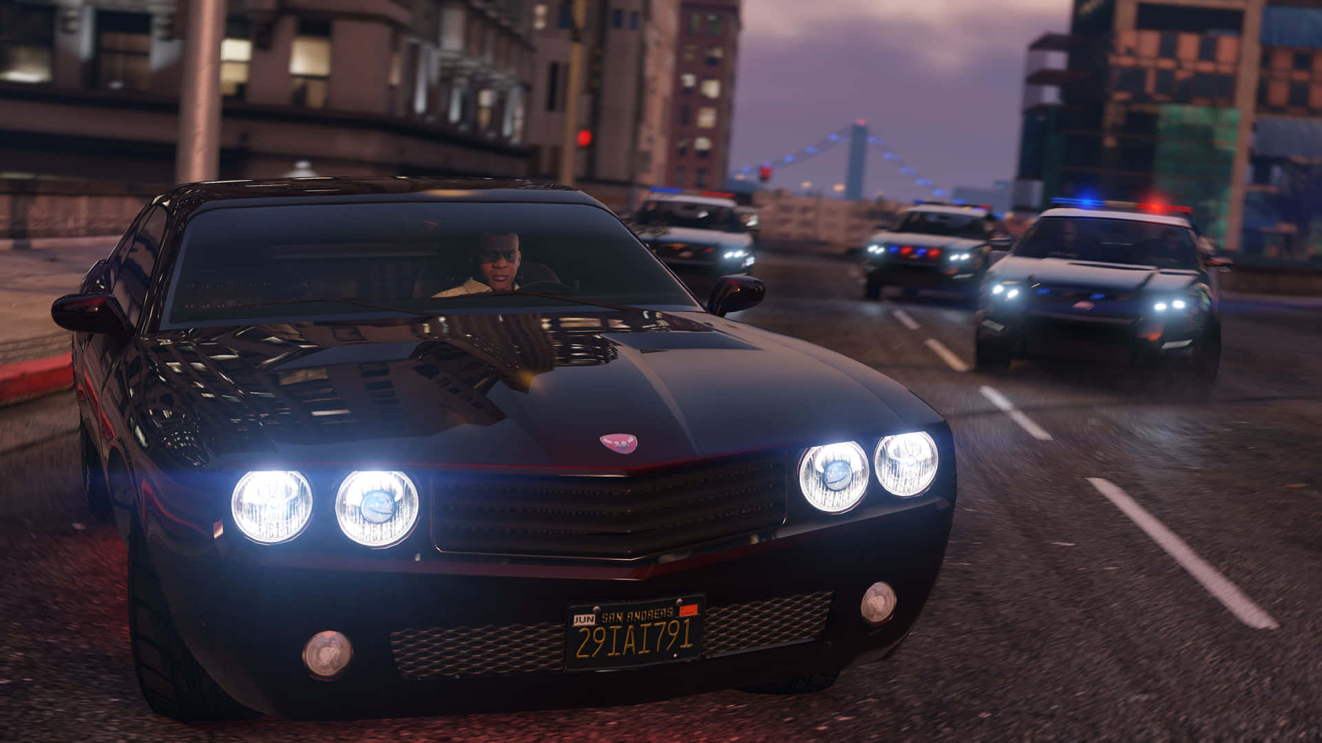 Travel Around Los Santos In Beautiful 4k Resolution With Grand Theft Auto V Background