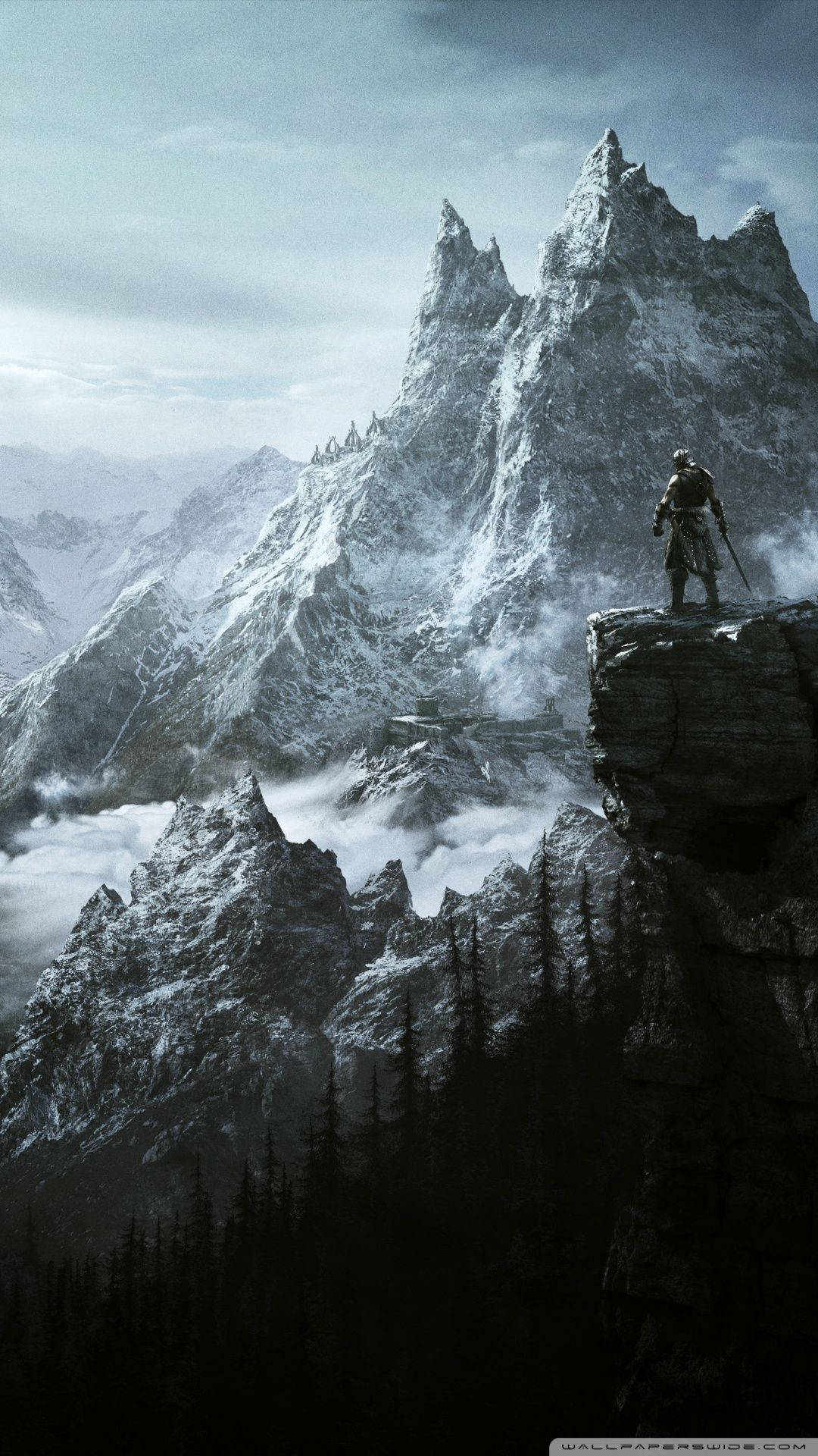 Travel The Lands Of Skyrim With The Official Skyrim Phone Background