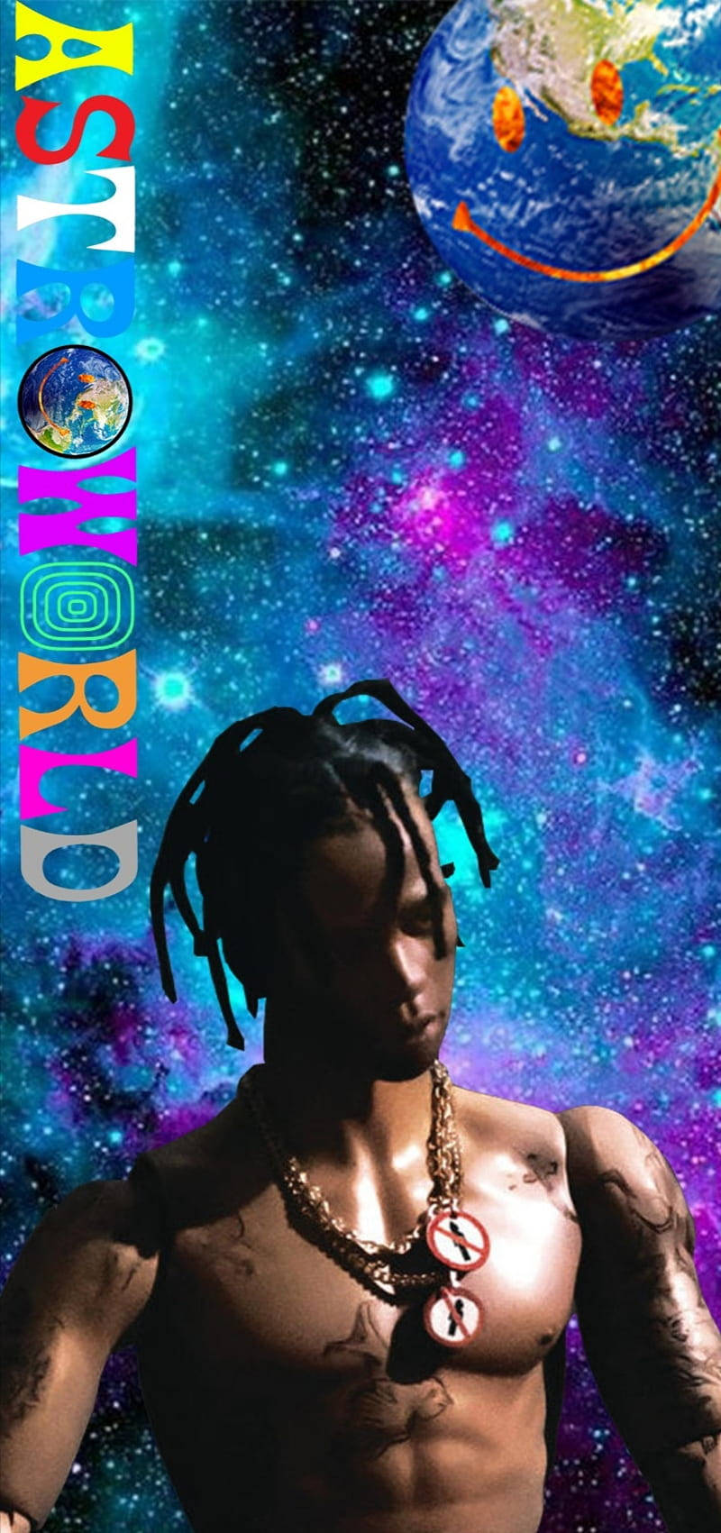 Traverse Astroworld With Your Iphone Background