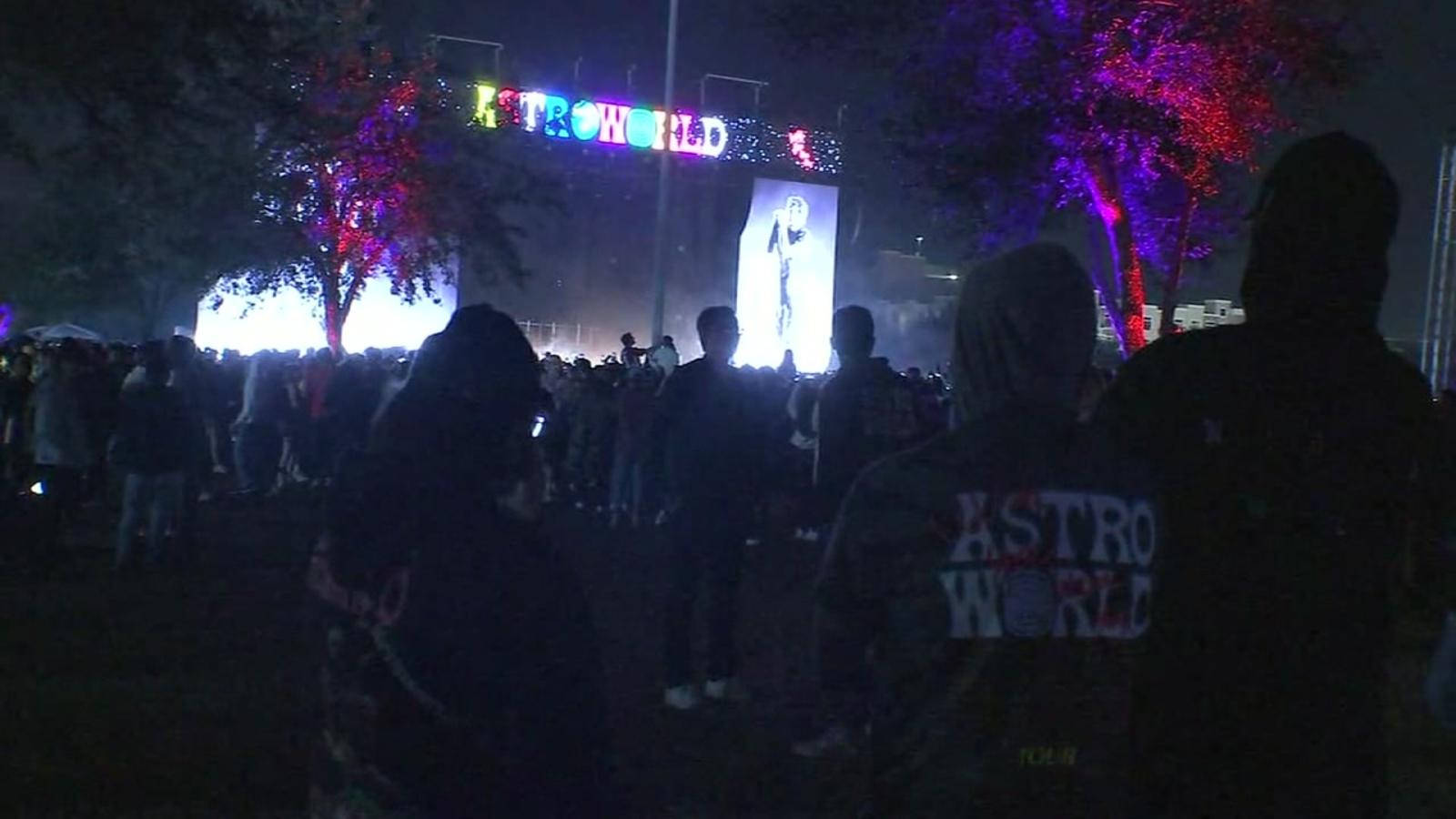 Travis Scott Astroworld Concert Grounds Background