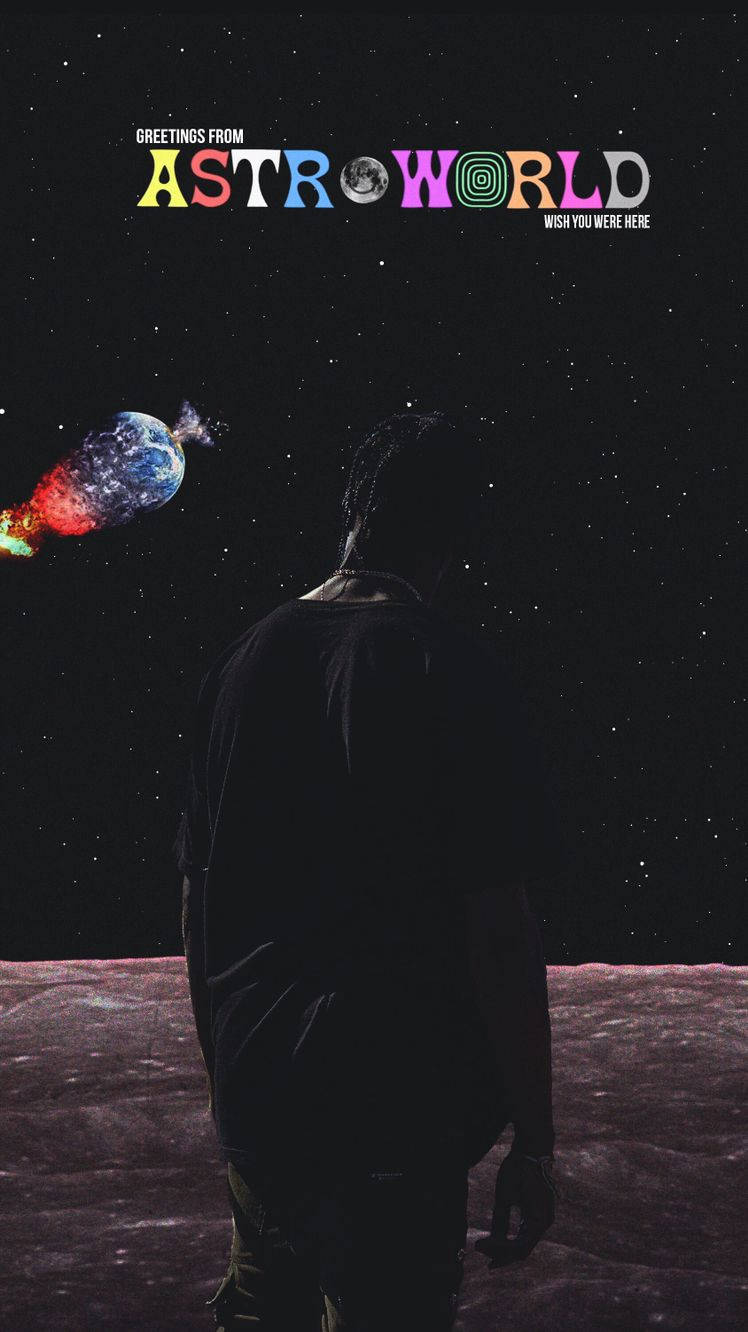Travis Scott Astroworld With Apocalypse Background Background