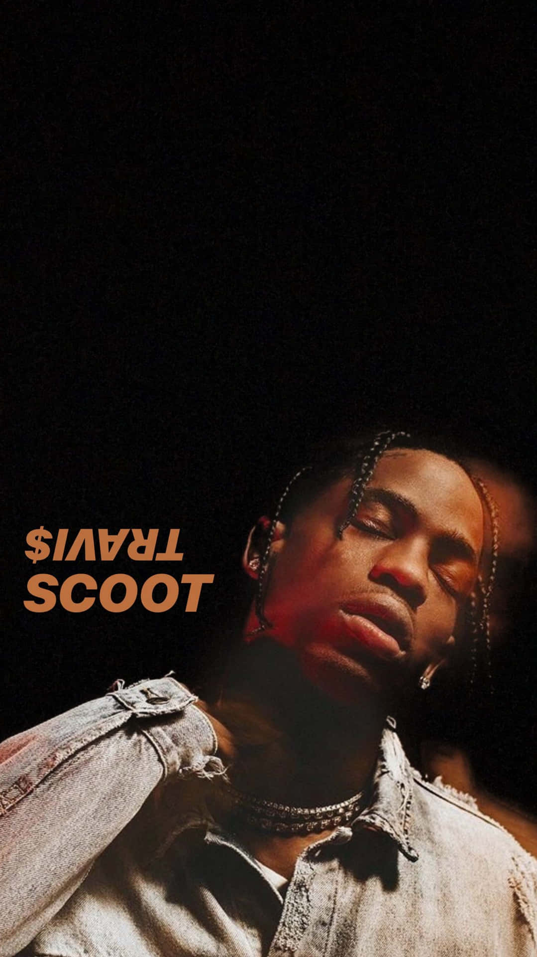 Travis Scott Hip-hop Artist Portrait Iphone Background