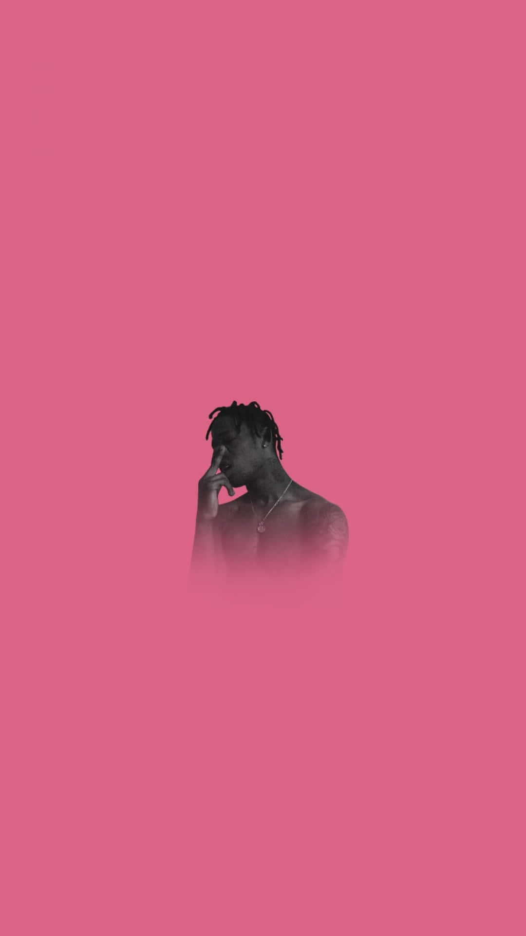 Travis Scott Holding An Iphone Background
