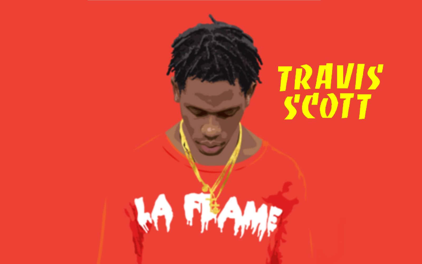 Travis Scott Soaring High As A Prime Rap Artist Background